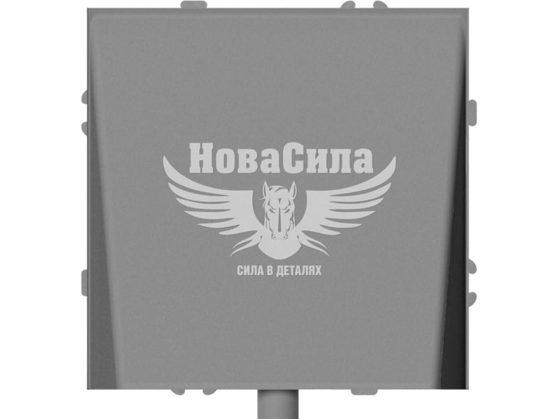 Вивід кабелю Ardero Soft ER161C-B сірий, без рамки (8659)