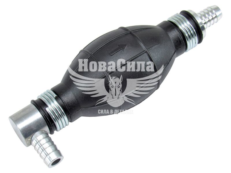 Груша для підкачки палива 10мм. (Zollex) (90град.) (12012)