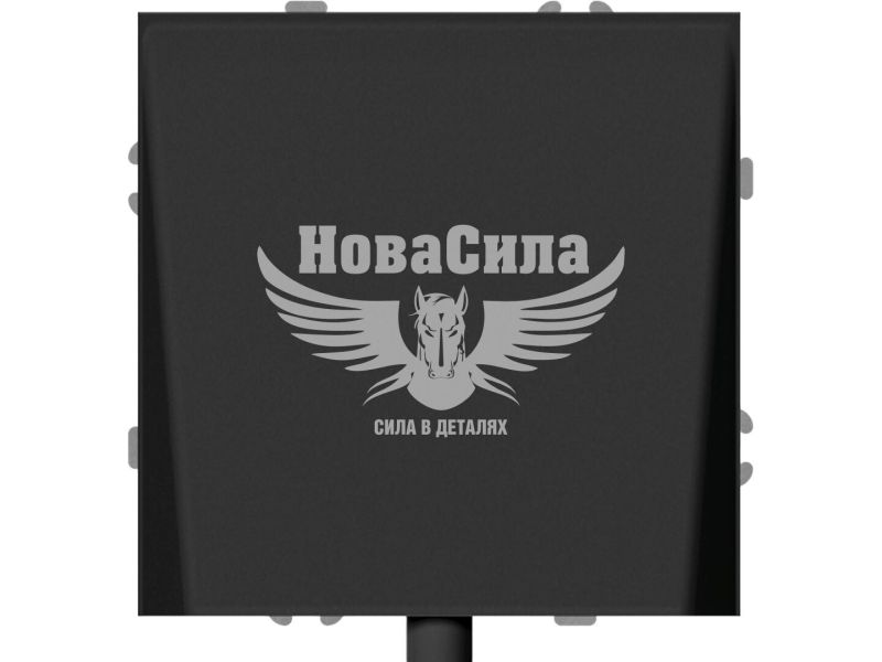 Вивід кабелю Ardero Soft ER161C-B чорний, без рамки (8648)