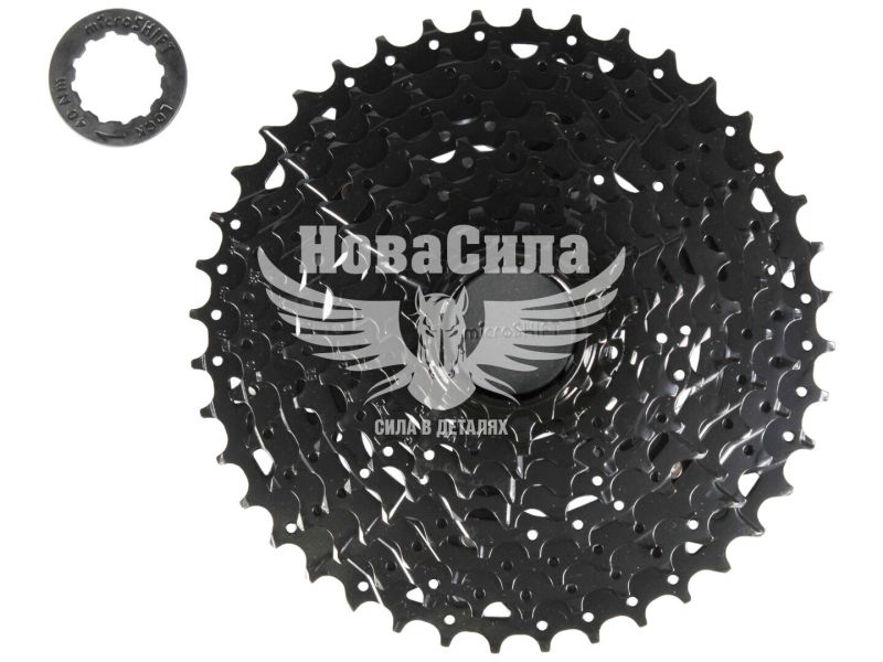 Касета велосипедна (MicroShift) 10 швидкостей 11-40T (чорна) (CS-H103 11-40)
