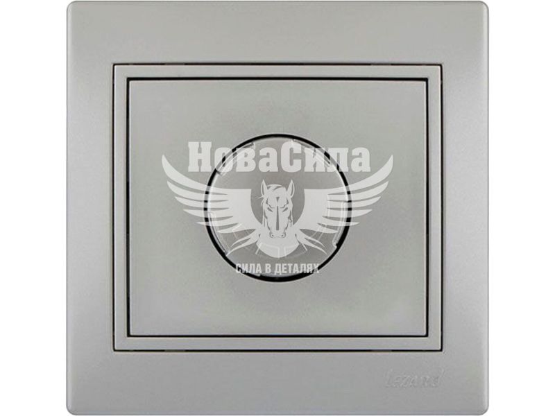 Вимикач реостатного типу Lezard Mira (діммер) 800W, сірий металік (701-1010-115)
