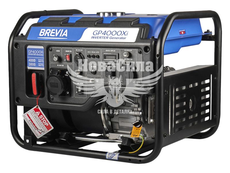 Генератор бензиновий 4.0кВт (Brevia) ном. 3.8кВт, інверторний (GP4000Xi)