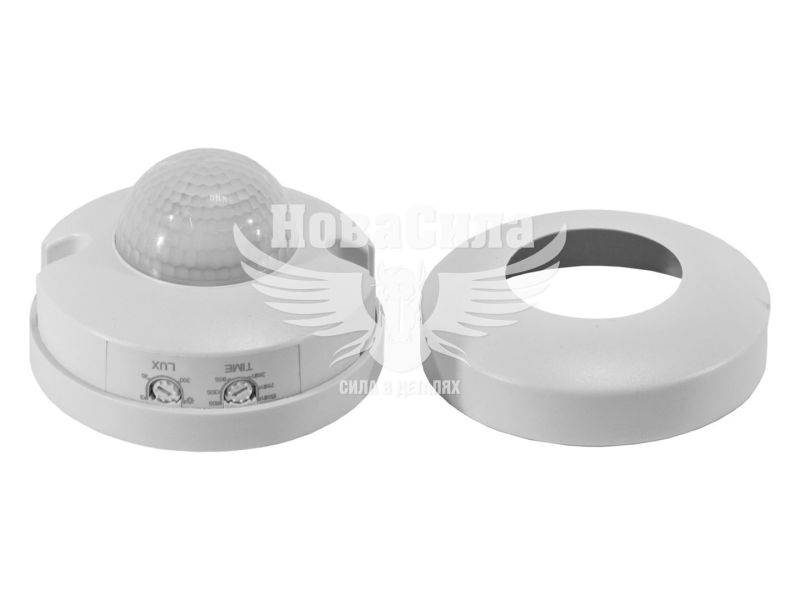Датчик руху Delux ST05B 1200Вт 360° IP20 12м білий (90011723)