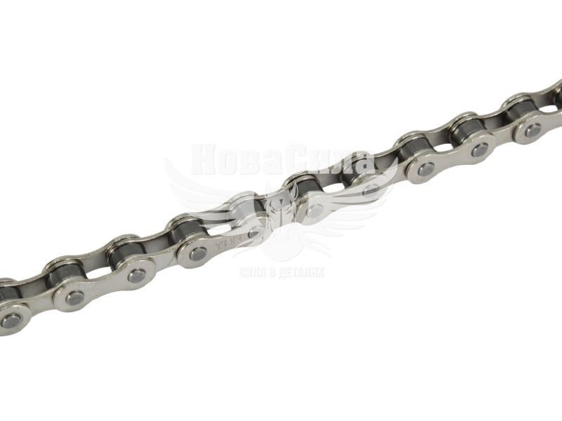 Ланцюг велосипедний 1 швидкість, 112 ланок, 1/2”x1/8”, S410 (Greys) NP Silver/Brown (GR24010)