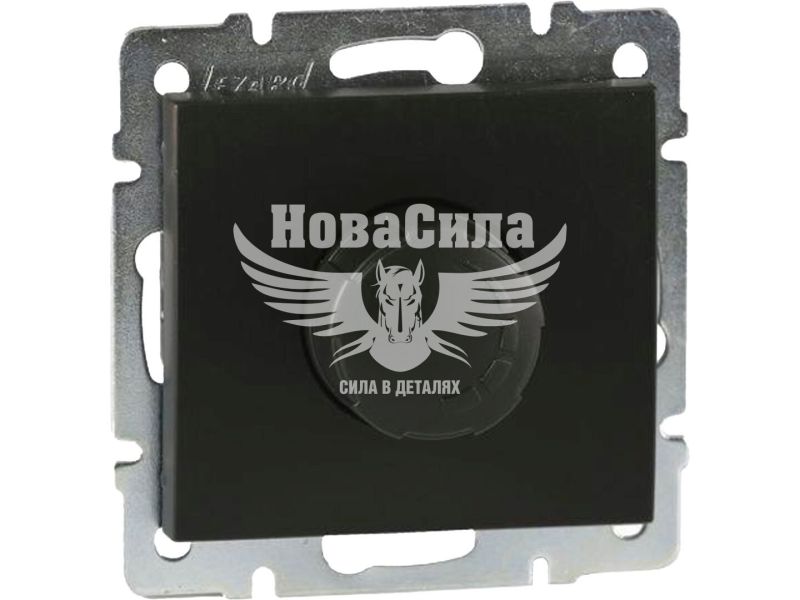 Вимикач реостатного типу Lezard Rain (діммер) 800W, антрацит, (без рамки) (703-4288-115)
