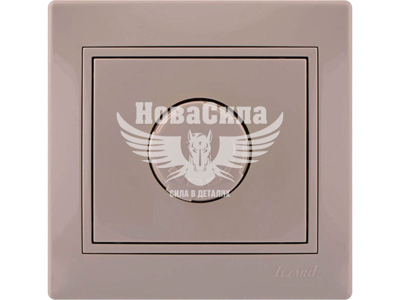 Вимикач реостатного типу Lezard Mira (діммер) 800W, крем (701-0303-115)