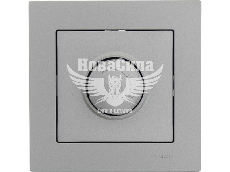 Вимикач реостатного типу Lezard Vesna (діммер) 800W, платина (742-3588-115)