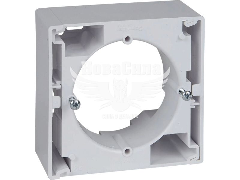 Коробка для зовнішнього монтажу Schneider Electric Asfora 1-постова, білий (EPH6100121)