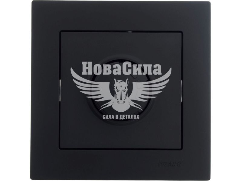 Вимикач реостатного типу Lezard Vesna (діммер) 800W, антрацит (742-4288-115)