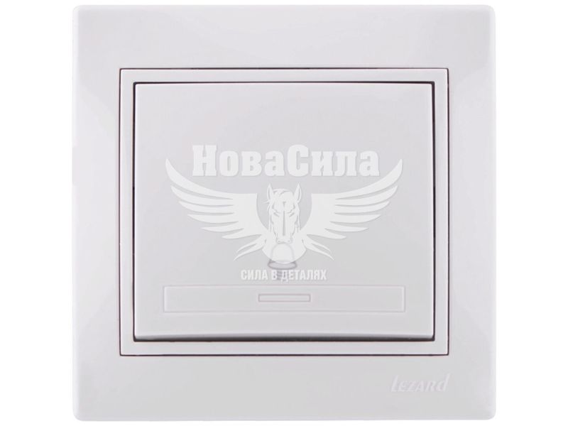 Кнопка дзвінка Lezard Mira білий (701-0202-103)