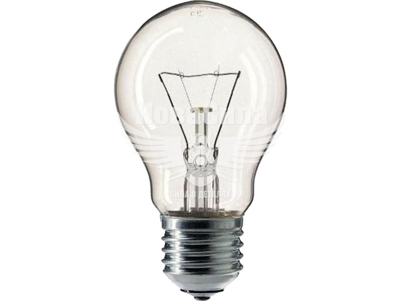 Лампи розжарювання Philips E27 60Вт P45 куля прозора ()