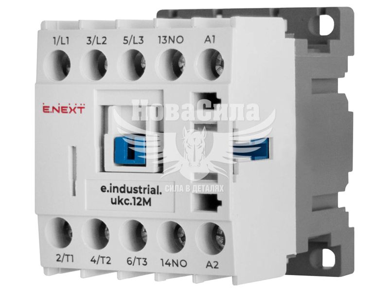 Контактор E.NEXT e.industrial.ukc.12M.220.NO, 12А, 220В, no, малогабаритний (i.0090018)