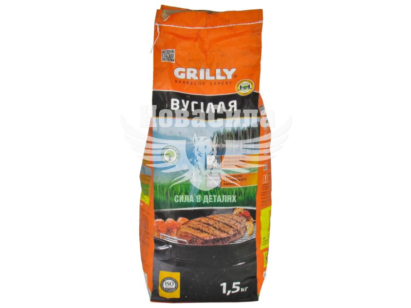 Вугілля для мангалу (Grilly) 1,5кг. (GR-65190)