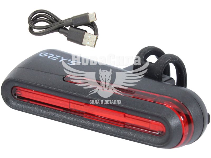 Ліхтар велосипедний (Greys) зад. 20хLEDs, 500mAh, сенсор руху з функцією автоматичного увімкнення (GR11230)