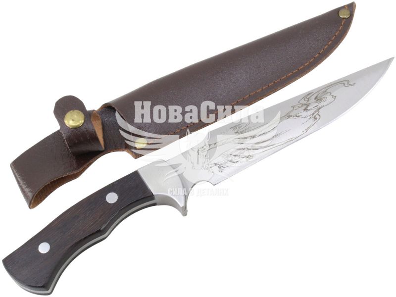 Ніж мисливський 26,5см. (Columbia) дерево (SF-1-2461)