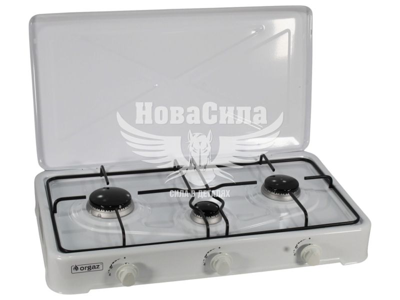 Плита газова портативна (Orgaz) 3 конфорки (OR-301)