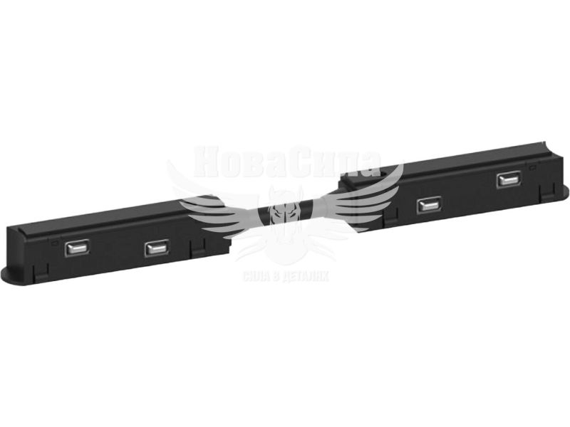 Прямий коннектор живлення Feron LD3003 чорний (7637)