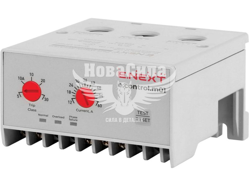 Реле захисту двигуна E.NEXT e.control.m01, 12-60А (p0690001)