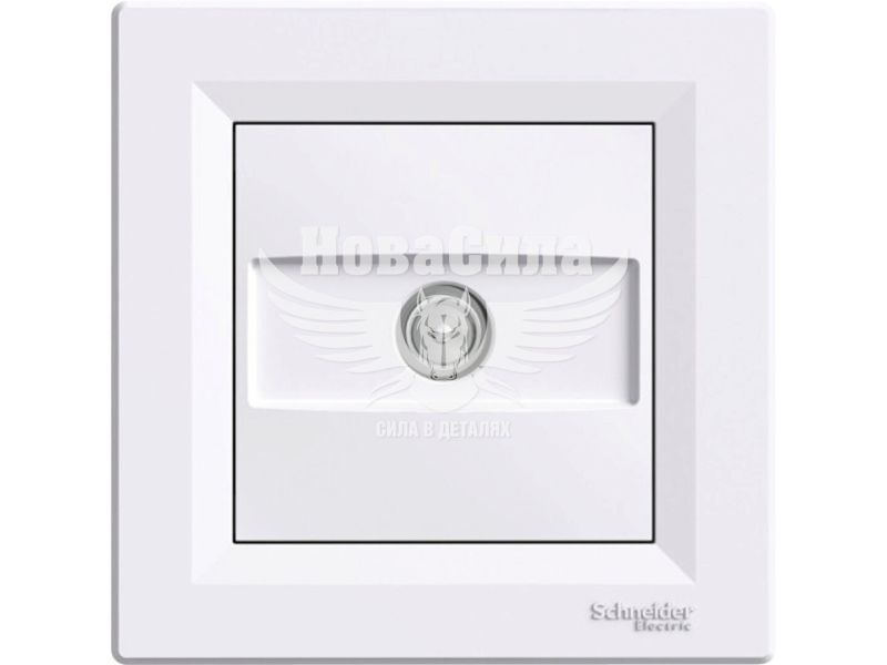 Розетка TV кінцева Schneider Electric Asfora білий (EPH3200121)