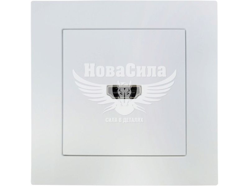 Розетка одинарна HDMI Lezard Vesna білий (742-0288-203)