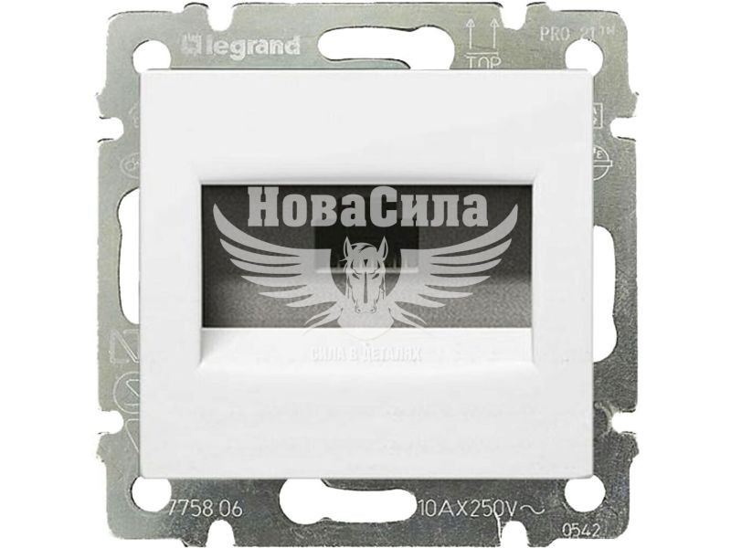 Розетка комп'ютерна Legrand Valena RJ45 CAT5, білий, (без рамки) (774230)