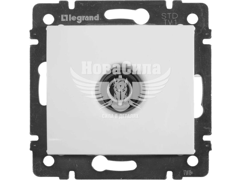 Розетка TV кінцева Legrand Valena білий, (без рамки) (774429)