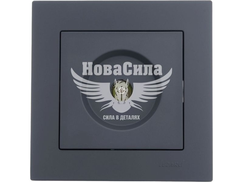Розетка TV прохідна Lezard Vesna шефілд грей (742-3488-129)