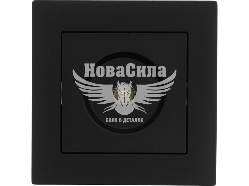 Розетка TV прохідна Lezard Vesna антрацит (742-4288-129)