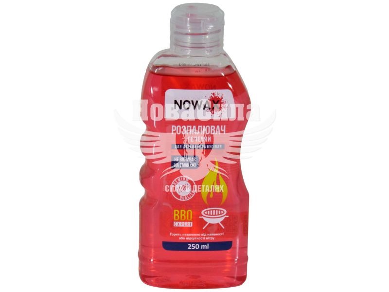 Розпалювач для дерева та вугілля 250мл. (Nowax) (гелевий) (NX25240)