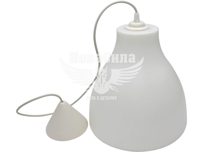 Світильник підвісний E.NEXT e.save.pendant.plafon.е27.white, Е27, плафон білий (l0510014)