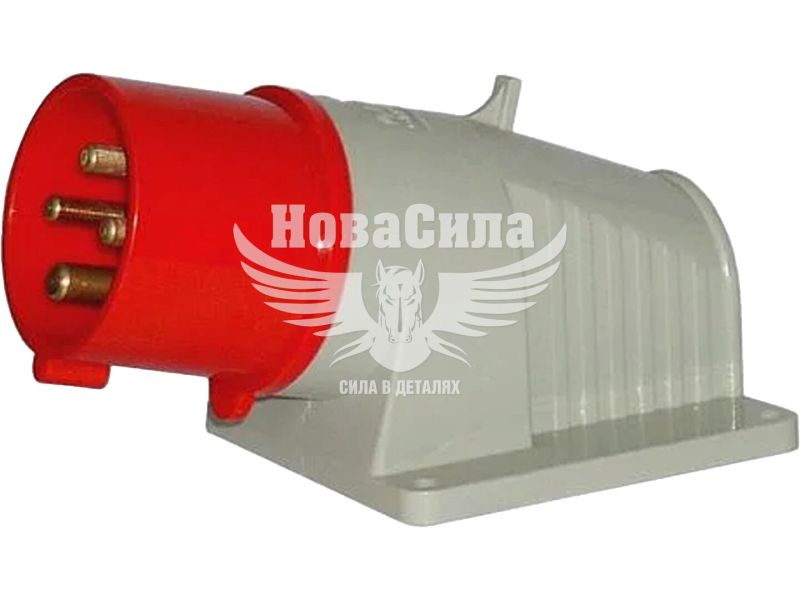 Силова вилка стаціонарна E.NEXT 3Р+Z, 400В, 16A, IP44 (3623-220)