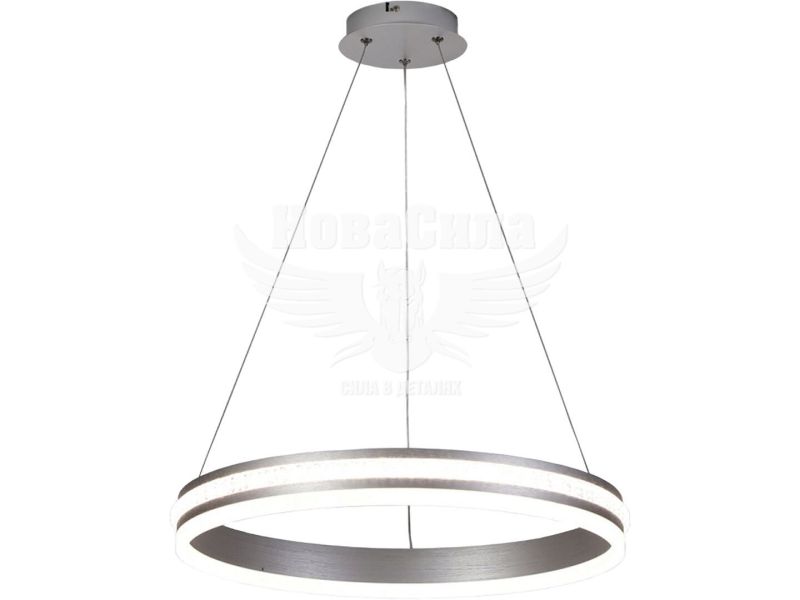 Світлодіодна люстра Feron AL6610 SHINE LEVITATION 50Вт 4000K срібло (7681)
