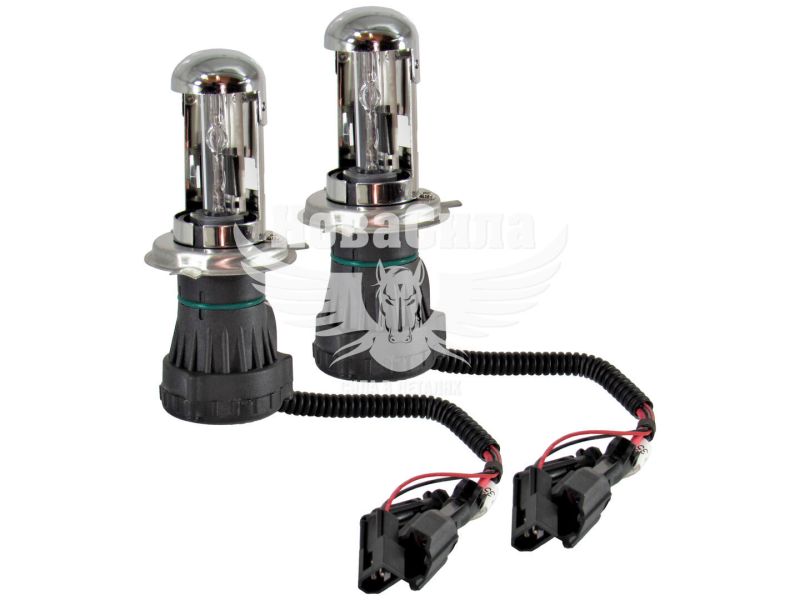 Лампочка ксенонова H4 P43t-38 85V-35Вт (Solar) 6000K (кт. 2шт.) (1460)