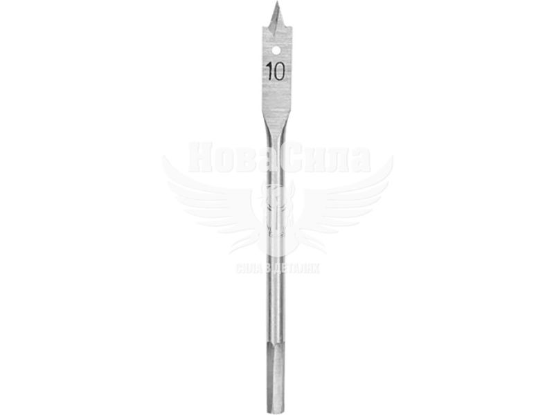 Сверло по дереву перове (Yato) 6-гранний хвостик 1/4*, 10мм. (L-152мм.) (YT-3238)