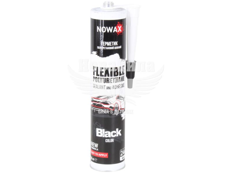 Герметик полиуретановый шовный (Nowax) черный 310мл. (Кузова) (NX22110)