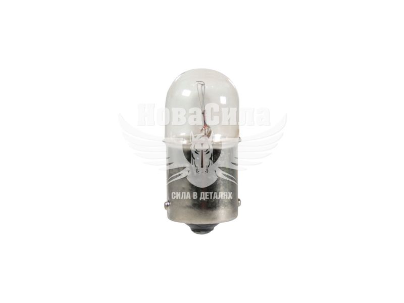 Лампочка 1-но конт. черешня біла 24V-5Вт R5W BA15s (Zollex) (упак.-10шт.) (9724)
