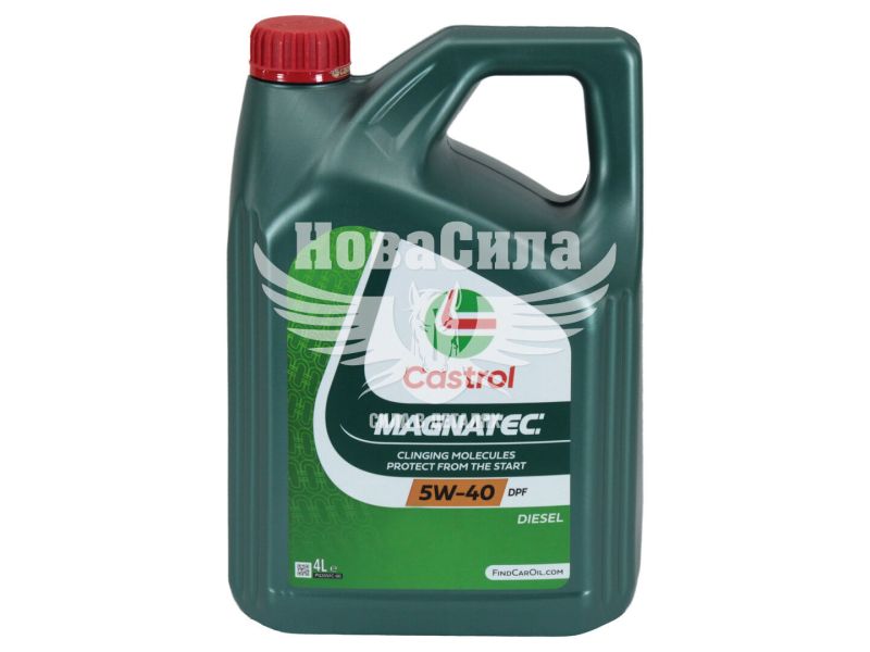 Моторна олива дизель 5W-40 (Castrol) Magnatec Diesel DPF 4л. (15F911)