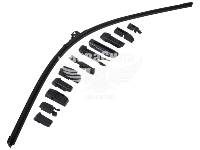 Щітка склоочисника безкаркасна 29 730мм. (Zollex) (Universal type) (UN9-730)