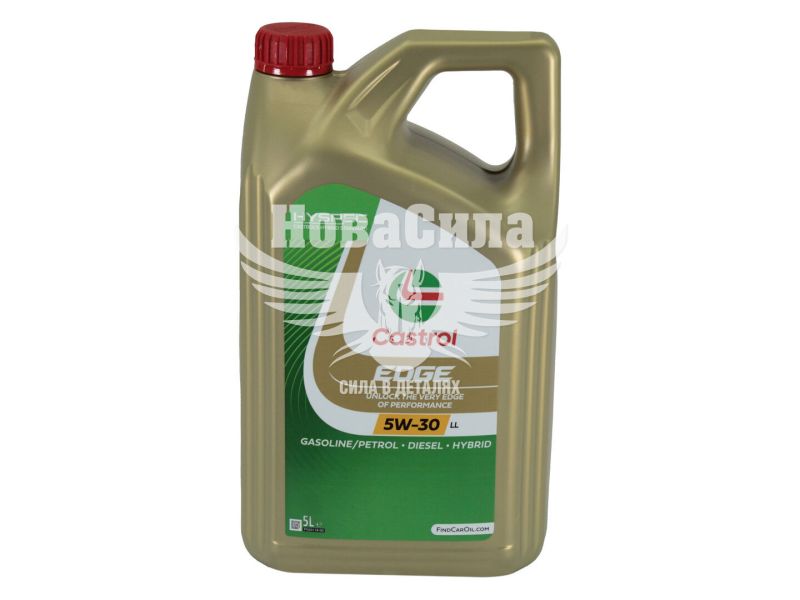 Моторна олива бензин, дизель 5W-30 (Castrol) EDGE Titanium FST LL 5л. (15669E)