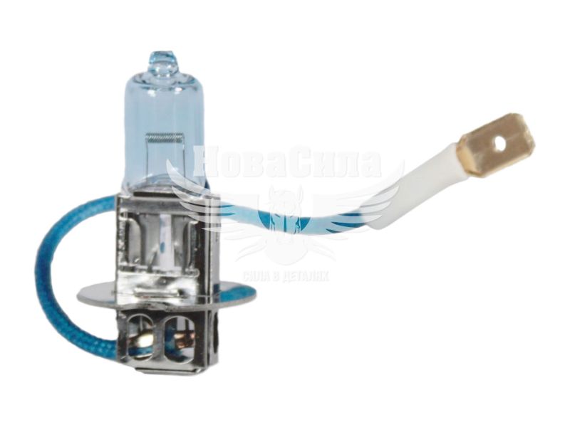 Лампочка галогенна H3 PK22s 12V-55Вт (Zollex) (Pure Vision) (61724)