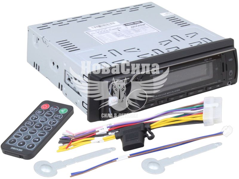 Автомагнітола 1-DIN (Decker) USB+Bluetooht+microSD+AUX MDR-200 (MDR-200)