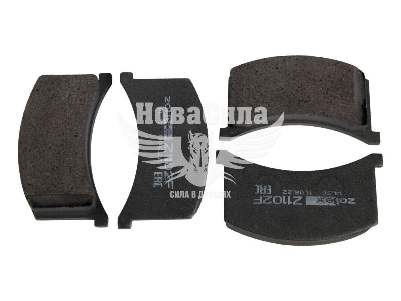 Колодки гальмівні 1102-ЗАЗ передні (Zollex) (Z1102F)