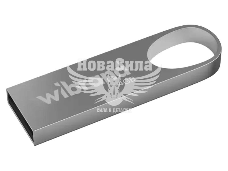Флешка (USB) 4GB (Wibrand) Irbis Silver (U0933772)