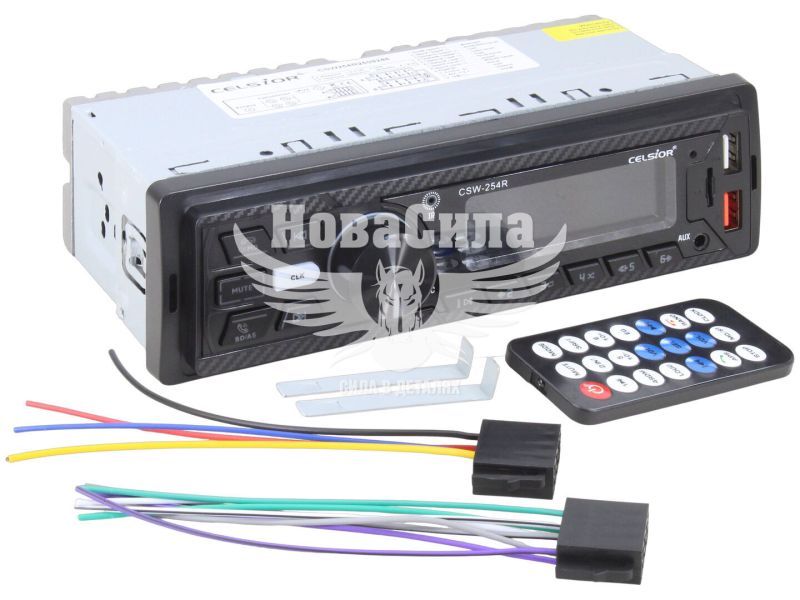 Автомагнітола 1-DIN (Celsior) 2USB+SD Card+AUX CSW-254R (CSW-254R)
