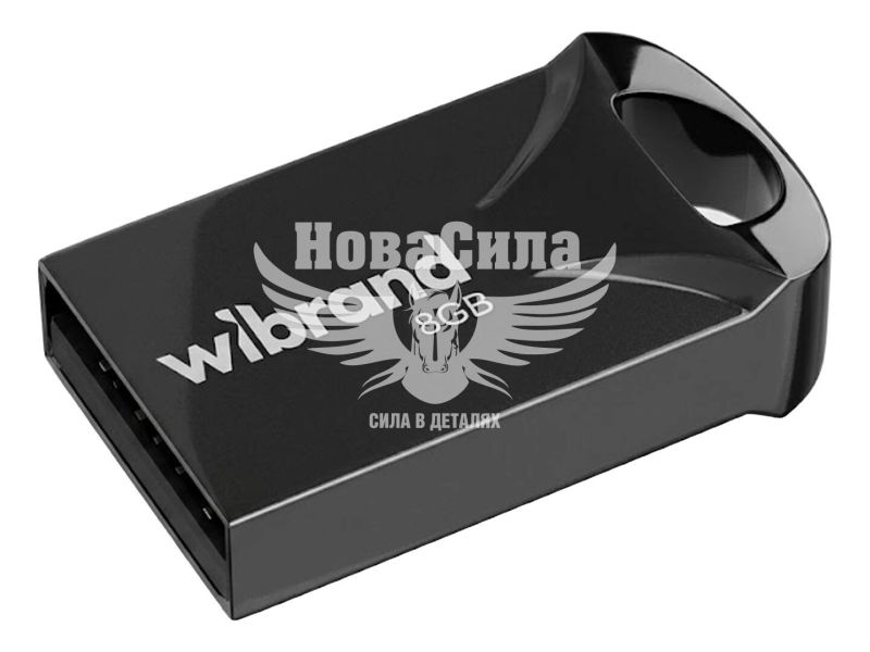 Флешка (USB) 8GB (Wibrand) Hawk Black (U0933767)