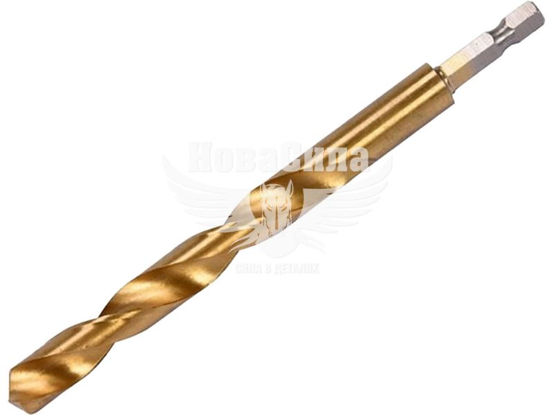 Свердло по металу (Yato) HSS TiN 8х117 мм, HEX 1/4" (YT-44768)