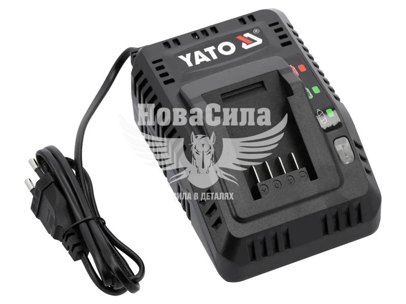 Пристрій зарядний для акумуляторів Li-ion 18 В, (Yato) струм заряду 2,2 А (YT-828498)