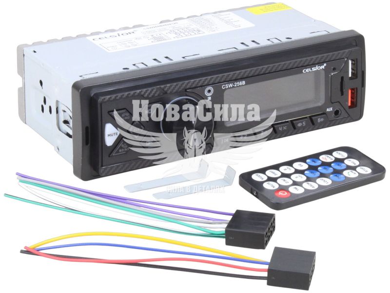 Автомагнітола 1-DIN (Celsior) 2USB+SD Card+AUX CSW-256B (CSW-256B)
