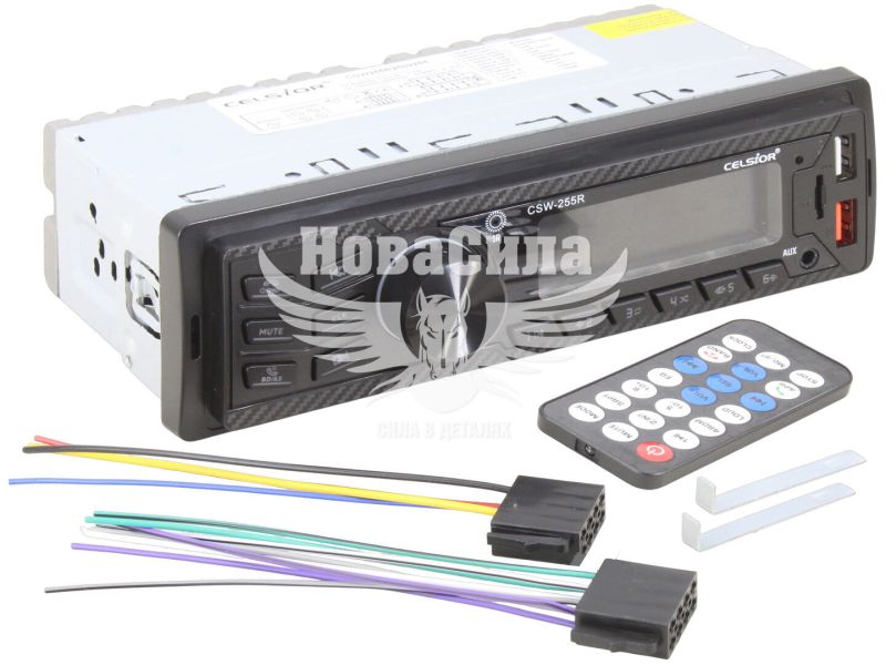 Автомагнітола 1-DIN (Celsior) 2USB+SD Card+AUX CSW-255R (CSW-255R)