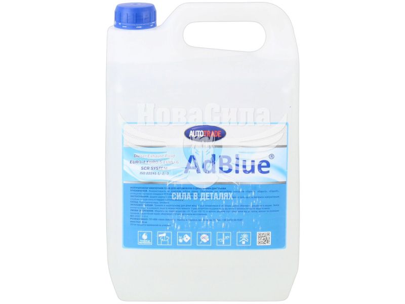 Рідина для системи SCR AdBlue (Autotrade) 5л. (для зниження викидів оксидів азоту)